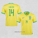 Camiseta Primera Brasil Jugador E.Militao 2022