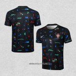 Camiseta de Entrenamiento Portugal 2024-2025 Negro