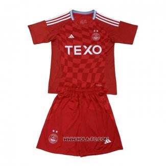 Camiseta Primera Aberdeen 2024-2025 Nino