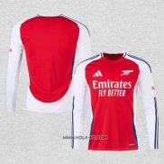 Camiseta Primera Arsenal 2024-2025 Manga Larga