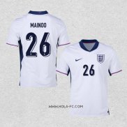 Camiseta Primera Inglaterra Jugador Mainoo 2024