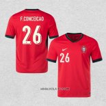 Camiseta Primera Portugal Jugador F.Conceicao 2024