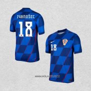 Camiseta Segunda Croacia Jugador Ivanusec 2024