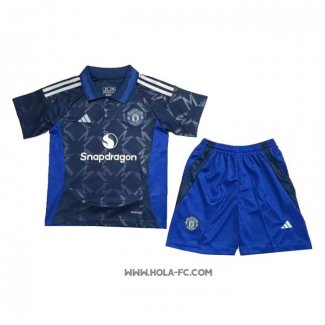 Camiseta Segunda Manchester United 2024-2025 Nino