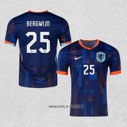 Camiseta Segunda Paises Bajos Jugador Bergwijn 2024