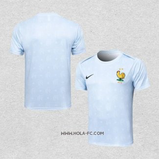 Camiseta de Entrenamiento Francia 2024-2025 Azul Claro