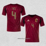 Camiseta Primera Belgica Jugador Faes 2024
