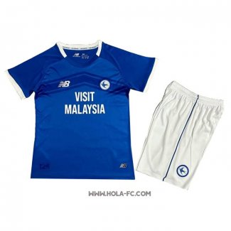 Camiseta Primera Cardiff City 2024-2025 Nino