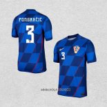 Camiseta Segunda Croacia Jugador Pongracic 2024