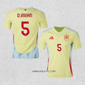 Camiseta Segunda Espana Jugador D.Vivian 2024