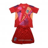 Camiseta Italia Portero 2024-2025 Nino Rojo