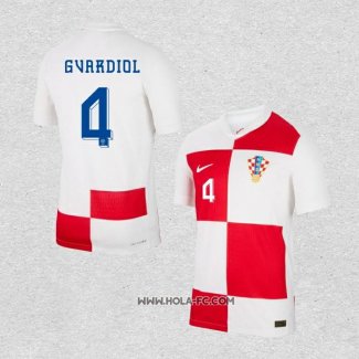 Camiseta Primera Croacia Jugador Gvardiol 2024