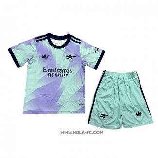 Camiseta Tercera Arsenal 2024-2025 Nino