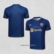 Camiseta de Entrenamiento Barcelona 2024-2025 Azul