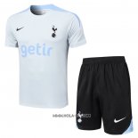 Chandal del Tottenham Hotspur 2024-2025 Manga Corta Gris - Pantalon Corto