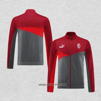 Chaqueta del AC Milan 2024-2025 Rojo Gris