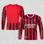 Camiseta Primera AC Milan 2024-2025 Manga Larga