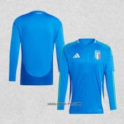 Camiseta Primera Italia 2024-2025 Manga Larga