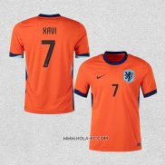 Camiseta Primera Paises Bajos Jugador Xavi 2024