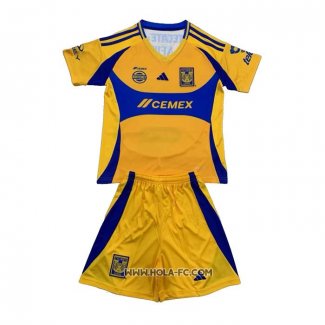 Camiseta Primera Tigres UANL 2024-2025 Nino