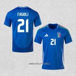 Camiseta Primera Italia Jugador Fagioli 2024-2025