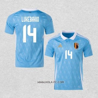 Camiseta Segunda Belgica Jugador Lukebakio 2024