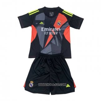 Camiseta Segunda Real Madrid Portero 2024-2025 Nino