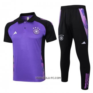 Conjunto Polo del Alemania 2024-2025 Purpura