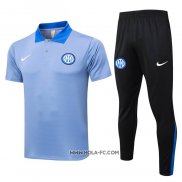 Conjunto Polo del Inter Milan 2024-2025 Azul