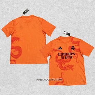 Tailandia Camiseta Real Madrid Dragon 2024-2025 Naranja