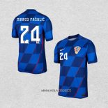 Camiseta Segunda Croacia Jugador Marco Pasalic 2024