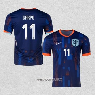 Camiseta Segunda Paises Bajos Jugador Gakpo 2024