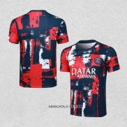 Camiseta de Entrenamiento Paris Saint-Germain 2024-2025 Azul y Rojo