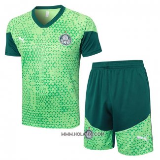 Chandal del Palmeiras 2024-2025 Manga Corta Verde - Pantalon Corto