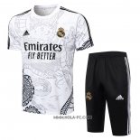 Chandal del Real Madrid Dragon 2024-2025 Manga Corta Blanco - Pantalon Corto