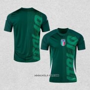 Camiseta Pre Partido del Italia 2024 Verde