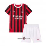 Camiseta Primera AC Milan 2024-2025 Nino