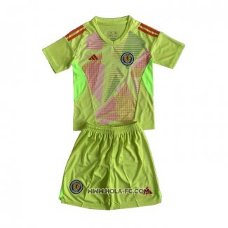 Camiseta Primera Escocia Portero 2024 Nino