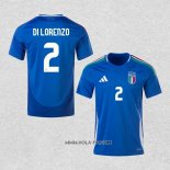 Camiseta Primera Italia Jugador Di Lorenzo 2024-2025
