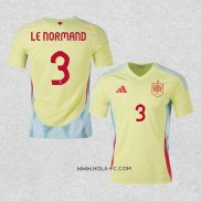 Camiseta Segunda Espana Jugador Le Normand 2024