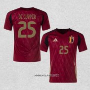 Camiseta Primera Belgica Jugador De Cuyper 2024