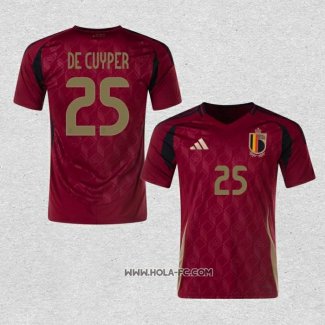 Camiseta Primera Belgica Jugador De Cuyper 2024