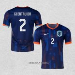 Camiseta Segunda Paises Bajos Jugador Geertruida 2024