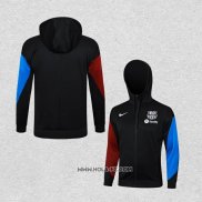 Chaqueta con Capucha del Barcelona 2024-2025 Negro