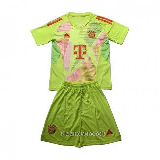 Camiseta Primera Bayern Munich Portero 2024-2025 Nino