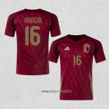 Camiseta Primera Belgica Jugador Vranckx 2024