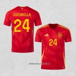 Camiseta Primera Espana Jugador Cucurella 2024