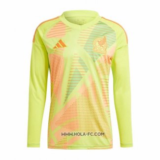 Camiseta Segunda Mexico Portero 2024 Manga Larga