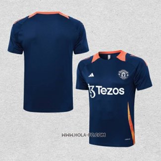 Camiseta de Entrenamiento Manchester United 2024-2025 Azul