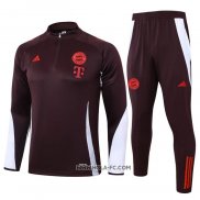 Chandal de Sudadera del Bayern Munich 2024-2025 Nino Rojo